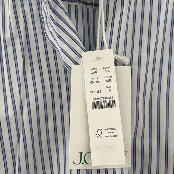 J.Crew Jules classic-fit shirt in striped cotton poplin - Picture 5 of 7